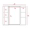 Tuhome Artemisa Medicine Cabinet, Double Door, Mirror, One External Shelf, Light Gray GLZ6751 - alternate 2